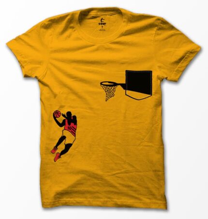 COUP Yellow BasketBall T- Shirt